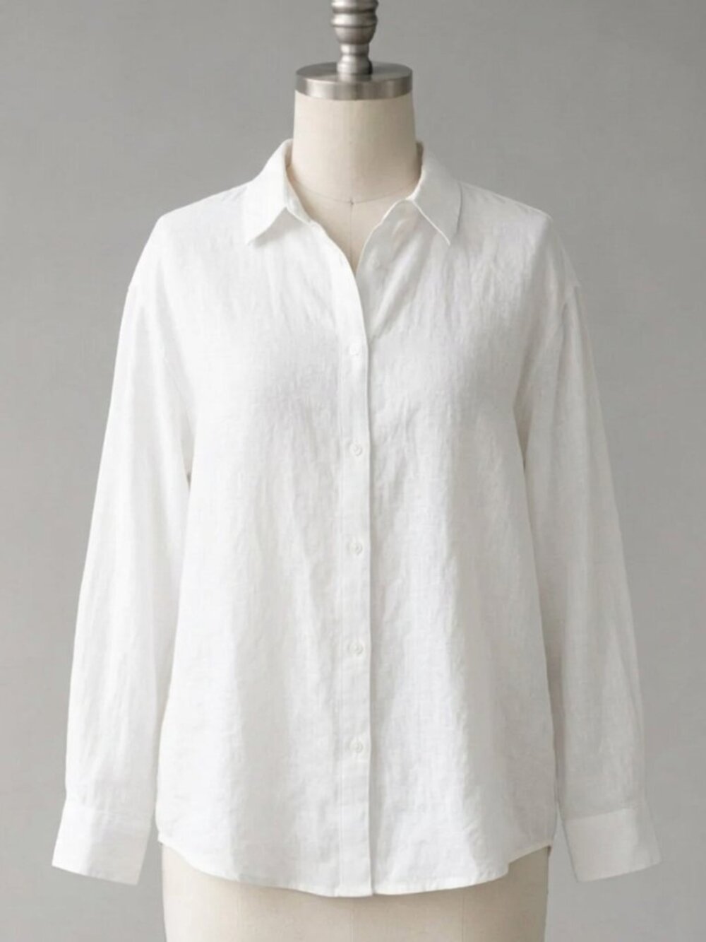 NWT BlankNYC | White Linen Blend Oversized Button Down Shirt | Size XL